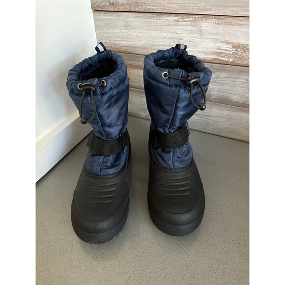 Thinsulate Water Resistant Boys Winter Snow Boots Blue / Black Size 6 - Picture 3 of 11